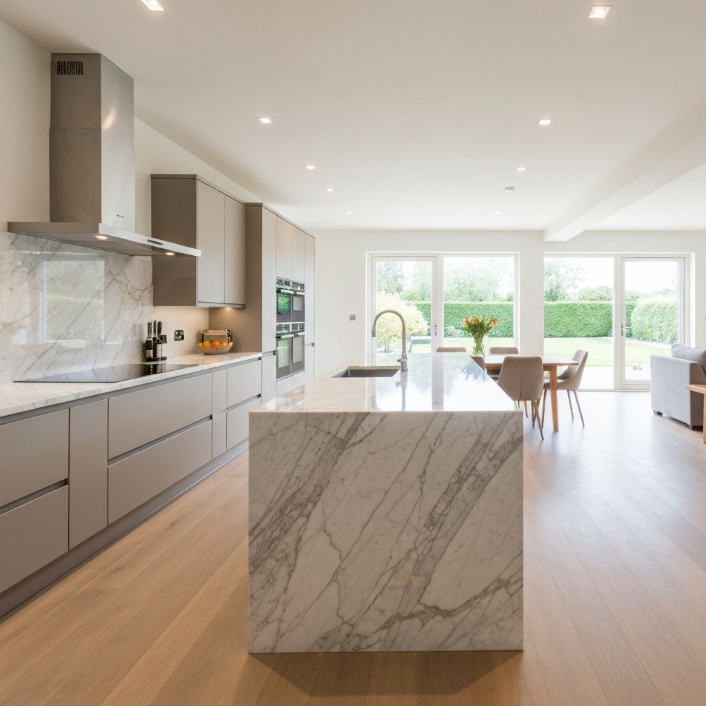 Contemporary kitchen installation